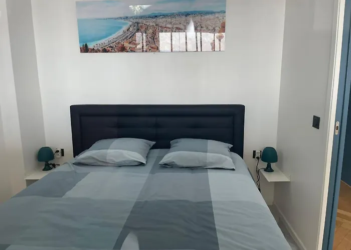 Apartman F2, Vue Panoramique Mer Nizza